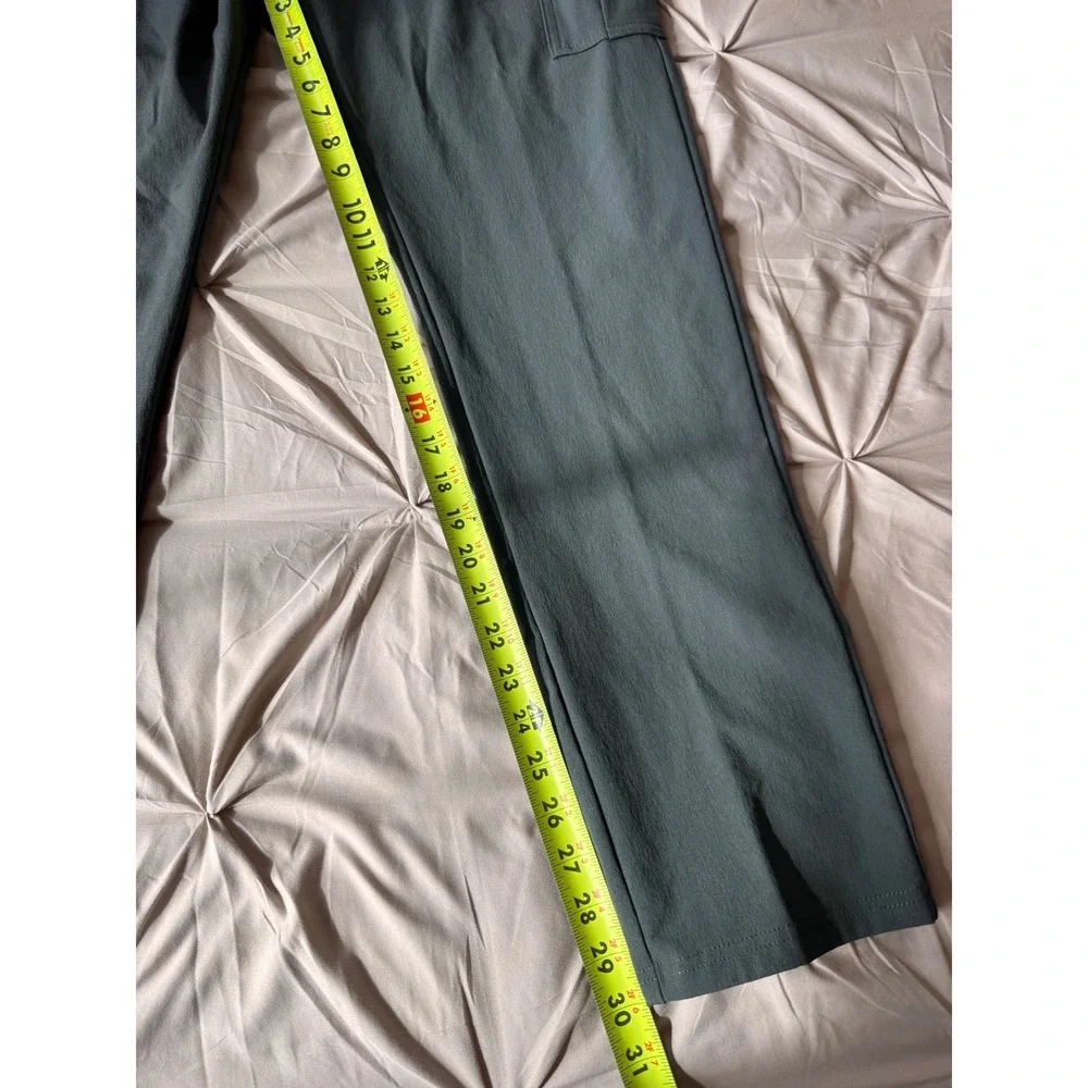Maniere De Voir Womens Cargo Utility Pants Charcoal Grey XL NWT - Picture 8 of 12